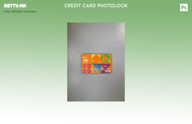 модерен стил Хрватска Подравска банка виза картичка photolook пред шаблон